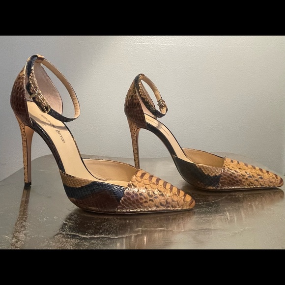 Alexandre Birman Python D’Orsay Ankle Strap Pump - Picture 5 of 10